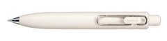 Uni-ball One P Boligrafo Retractil con Punta Fina 0.5mm - Agarre Suave y Comodo - Tinta Color Negro - Cuerpo de Color Blanco Yogur
