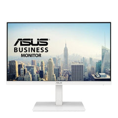 Asus Monitor 23.8" IPS LED FullHD 1080p 75Hz - Respuesta 5ms - Ajustable en Altura y Giratorio - Angulo de Vision 178Â° - 16:9 - Altavoces - HDMI, DPort - VESA 100x100mm - Color Blanco