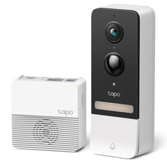 TP-Link Tapo D230S1 Timbre Inteligente con Video 2K 5MP - Vision Nocturna - Angulo de Vision de 160Âº - Bateria de Larga Duracion - Sonido Bidireccional