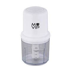 Muvip Picadora de Alimentos 400W - Recipiente con Capacidad 0.5L - Cuchillas de Acero Inoxidable - BotÃ³n para Control de Velocidad