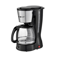 Muvip Cafetera de Goteo - ElÃ©ctrica - 800W - Funcion antigoteo - Filtro Permanente Abatible - Indicador Nivel de Agua - Contenedor transparente - Capacidad para 12 Tazas
