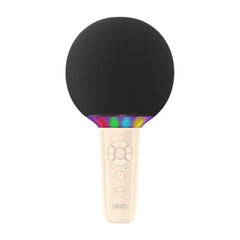 XO BE50 Microfono Inalambrico - Karaoke - 5W - Bluetooth 5.3 - Iluminacion LED - Autonomia MÃ¡xima 3h - Color Beige