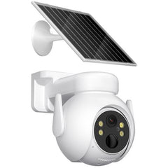 XO CR10 Camara Vigilancia WiFi - Motorizada 355Âº - Deteccion de Movimiento - Vision Nocturna - IP66 - Sonido Bidireccional - Panel Solar