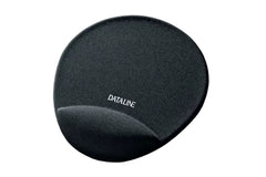 Esselte Dataline Alfombrilla con ReposamuÃ±ecas - Medidas 220x245x25mm - Base Antideslizante - Control del Raton Mejorado - Color Negro