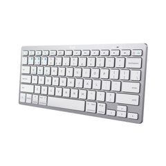 Trust Mini Teclado Ultrafino Inalambrico - Conectividad Bluetooth 4.0 - Idioma EspaÃ±ol - Color Gris