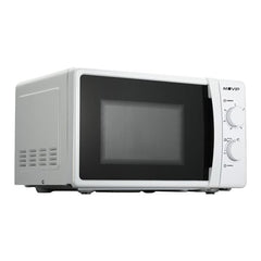 Muvip Microondas - Capacidad 20L - Potencia 700W - 6 Niveles de Potencia - Temporizador 30min - Descongelacion - Color Blanco