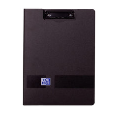 Oxford Live & Go Carpeta con Pinza Metalica - Fabricada en Polifoam - Bolsillo Interior - Color Negro