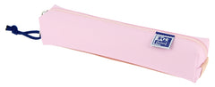 Oxford Live & Go Estuche Cuadrado PequeÃ±o - Material Acolchado - Goma Elastica para unirlo al Cuaderno - Color Rosa