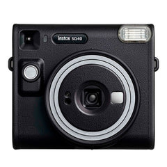 Fujifilm Instax Square SQ40 Camara Instantanea - TamaÃ±o de Imagen 62Ã—62mm  - Espejo para Selfies - Exposicion Automatica - Color Negro