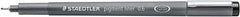 Staedtler Pigment Liner 308 Rotulador Calibrado - Trazo 0.6mm - Secado Rapido - Color Negro