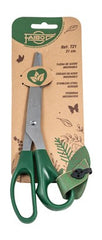 Faibo Tijeras de Oficina 21cm - Acero Inoxidable - EmpuÃ±adura Ergonomica - Punta Roma - Color Verde Oscuro