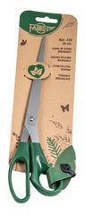 Faibo Tijeras de Oficina 25cm - Acero Inoxidable - EmpuÃ±adura Ergonomica - Punta Roma - Color Verde Oscuro