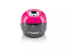 Dahle 250 Afilalapices Electrico - Para Lapices de Ã˜ 8mm - Gran Deposito Transparente - Alimentacion con Pilas AA - Color Rosa