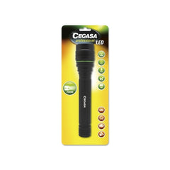 Lampe de poche LED professionnelle Cegasa 1000lm - Dimensions 22,5 x 5 cm - Fabriquée en aluminium - Alimentée par 3 piles C LR14 (non incluses)