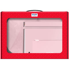 Dohe Serenity Pack de Mochila + Carpeta A4 Recambio + Portatodo Triple - Todo en un Maletin Perfecto para Regalo - Color Rosa