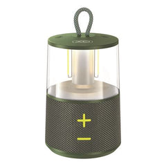 XO F59 Altavoz Bluetooth 5W con Lampara Camping - Color Verde