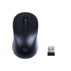 Ewent EW3218 Raton Inalambrico USB 1600dpi - 4 Botones - Uso Ambidiestro - Color Negro