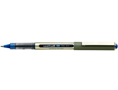 Uni-ball Eye Fine UB-157E Boligrafo de Tinta Liquida - Punta de Bola 0.7mm - Tinta Resistente al Agua y Luz - Sistema de Control de Tinta - Color Azul
