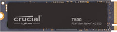 Crucial T500 Disco Duro Solido SSD 500GB M2 2280 PCIe NVMe 4.0 x4