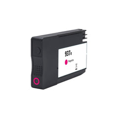 HP 937e XL Magenta Cartucho de Tinta Pigmentada Generico - Reemplaza 4S6W7NE/4S6W3NE (Chip reforzado contra actualizaciones)