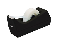 Scotch Dispensador de Cinta Adhesiva - Base Antideslizante - Plastico 100% Reciclado - Cinta No Incluida - Color Negro
