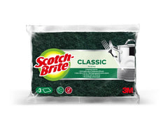 Scotch-Brite Classic Pack de 3Â Estropajos de Cocina - Color Verde Oscuro