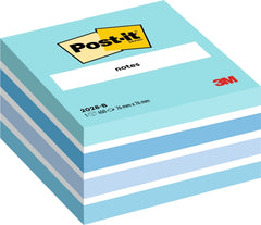 Post-It Cubo de 450 Notas Adhesivas Reposicionables - Forma Cuadrada - 76x76mm - Colores Surtidos