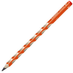 Stabilo Easygraph Crayon Graphite - Mine HB de 3.15mm - Design Ergonomique - Droitiers - Couleur Orange