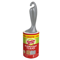 Scotch-Brite Everyday Clean Rodillo Quitapelusas Adhesivo - 75 Hojas - Color Negro