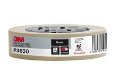 3M Cinta de Enmascarar Profesional - 30mm x 50m - 70% PEFC - Color Blanco
