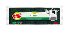 Scotch-Brite Classic Pack de 8Â Estropajos de Cocina - Proteccion para los Dedos - Color Verde Oscuro