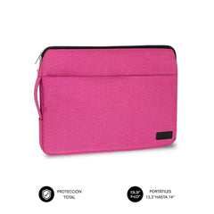 Subblim Funda Urban PortÃ¡til de 13.3" a 14" - Proteccion Elegante y Funcional - Tela de Poliester 600D - Interior Acolchado de Foam - Color Rosa