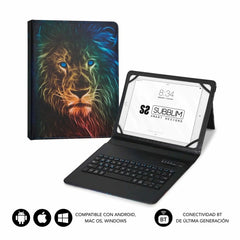 Subblim Keytab Pro Bluetooth Funda universal 9-10.1" - DiseÃ±o ultradelgado - Soporte ajustable - Sistema magnÃ©tico - Resistente y adaptable - InalÃ¡mbrico - Bluetooth - Colores Varios