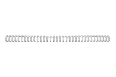 GBC Wirebind Pack de 100 Alambres de Encuadernacion 8mm para Paso 3:1 Redondo o Cuadrado - Formato A4 - Para 34 Orificios - Encuaderna hasta 70 Hojas - Color Plata
