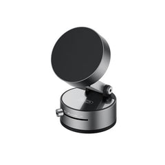 XO C170 Soporte Magnetico de Coche para Smartphones - Fijacion por Vacio - Rotacion 360Âº - Boton de Liberacion  - Aro Metalico Incluido - Color Negro