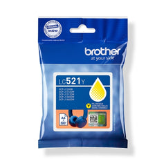 Brother LC521Y Tinteiro Amarelo Original - LC521Y
