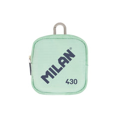 Milan Coleccion 430 Monedero PequeÃ±o - TamaÃ±o Monedero 10,3x10x2,5cm - Cierre de Cremallera - Mosqueton de Aluminio - Color Verde