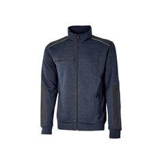 Upower Snug Sudadera Acolchada con Cremallera - Talla L - Bolsillos con Microfibra, Refuerzos Antiabrasion, Insertos Reflectantes, Proteccion DPI1 - Color Azul Marino