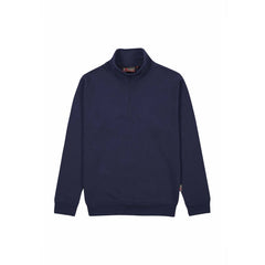 Upower Tautra Sudadera de Trabajo Confortable y Duradera - Talla 3XL - Polialgodon Perchado, Media Cremallera, Cuello Ajustable, PuÃ±os Canale Elastico, Proteccion DPI1 - Color Azul Marino
