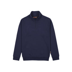 Upower Maui Sudadera con Media Cremallera - Talla S - French Terry, Transpirable, Duradera, Ajuste Comodo, Mangas Ranglan, Costuras Pespunteadas, Detalles Cuidadosos - Color Azul Marino