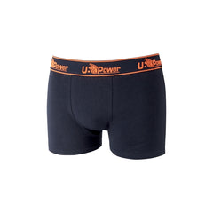 Upower Boxer Calzoncillos Boxer de Algodon Suave - Talla M - Elastico Resistente, Ajuste Duradero, Material Transpirable y Resistente al Lavado, Paquete de Tres. - Color Azul Marino