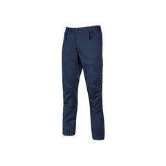 Upower Bravo Top Pantalon - Talla 5XL - Bolsillos Multifuncionales, Triple Costura, Ajuste Slim-Fit, Proteccion DPI1, Martillo en Cintura - Color Azul Oscuro Westlake