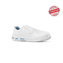 Upower Kyle S ESD Calzado de Seguridad - Talla 46 - Tecnologia ESD, Puntera AirToe Composite, Anti-Perforacion, Resistentes al Agua, Suela Infinergy, Proteccion S3S FO SR - Color Blanco