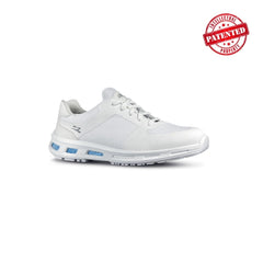 Upower Connor O ESD Calzado de Seguridad Bajos - Talla 43 - Ligeros y Comodos, Nylon Transpirable, Resistente al Agua, Suela de Poliuretano, Proteccion 01 FO SR - Color Blanco