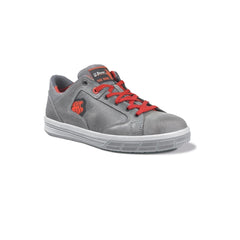Upower Forest S Calzado de Seguridad Bajos - Talla 38 - Empeine en Piel Engrasada, Hidrofugos, Puntal de Aluminio, Suelas Antideslizantes, Proteccion S3S FO SR - Color Gris