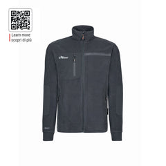Upower Venus Sudadera Polar con Cremallera - Talla L - Transpirable y Duradera, Acabados Hot Press, Bolsillos con Cierre, Proteccion DPI1 - Color Gris Asfalto