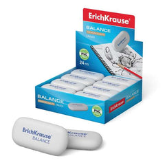 Erichkrause Balance Borrador de Dureza Media - Fabricado de Caucho Termoplastico Hipoalergenico - Ecologico y Moderno - Libre de Impurezas - No Contiene Pvc - Color Negro