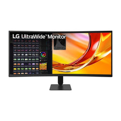 LG Ultrawide Monitor 34" Curvo 1800R VA WQHD 120Hz HDR10 AMD FreeSync Premium - Respuesta 5ms - 21:9 - HDMI, Displayport - VESA 100x100 - Color Negro