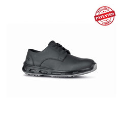 Upower Greg O ESD Calzado de Seguridad Bajos - Talla 38 - Hidrofugos, Suela de Poliuretano e Infinergy, Proteccion 02 FO SR, Ligeros y Comodos - Color Gris Oscuro