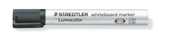 Staedtler Lumocolor 351 Rotulador para Pizarra - Punta Redonda - Trazo 2mm - Capuchon con Clip - Color Negro